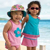 Baby Swim Suit Diaper and Sun Smarties UV Protection