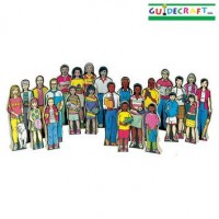Guidecraft Multi-Cultural Family Figurines