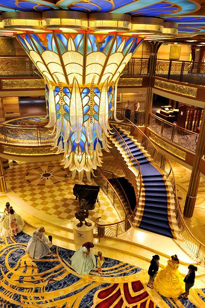 Disney Dream Art Deco Lobby