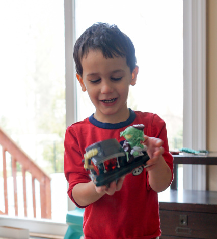 Thomas with Monster 500 truck
