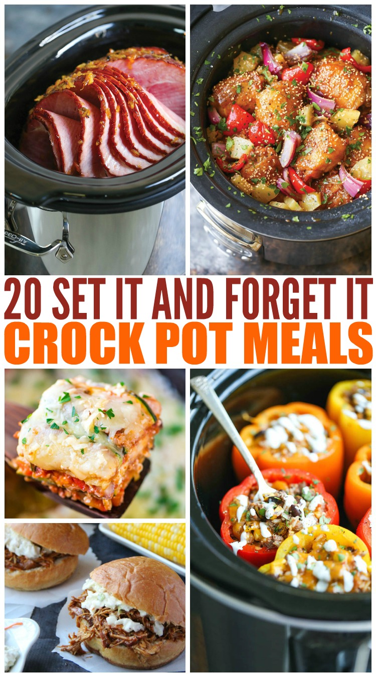 20 More Set It & Forget It Crock Pot Meals - Mamanista!