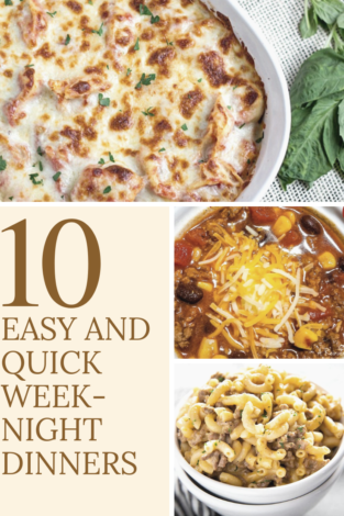 Take a look at this list of 10 quick and easy weeknight dinners that can be prepared quickly for those nights when you are in a rush.