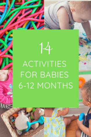 Your baby will love these 15 activities for babies 6-12 months and we think you’ll have fun watching baby navigate them, too!