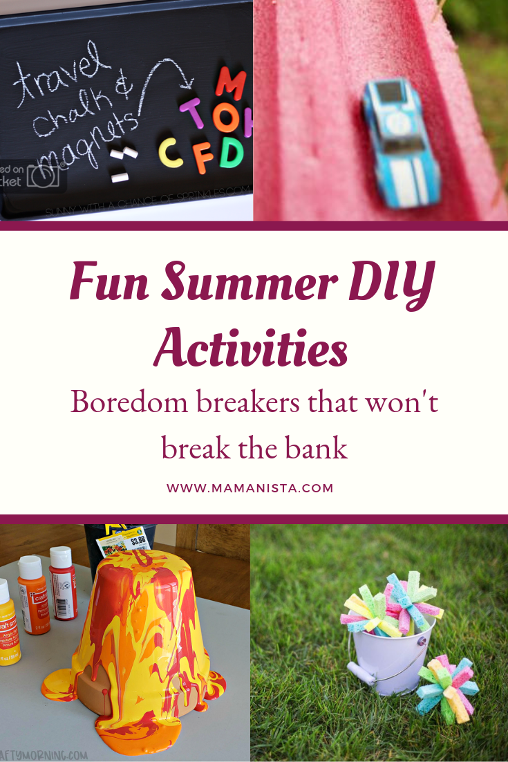 We have put together a list of fun summer DIY activities to do with your kids and the best part is they won’t break the bank!