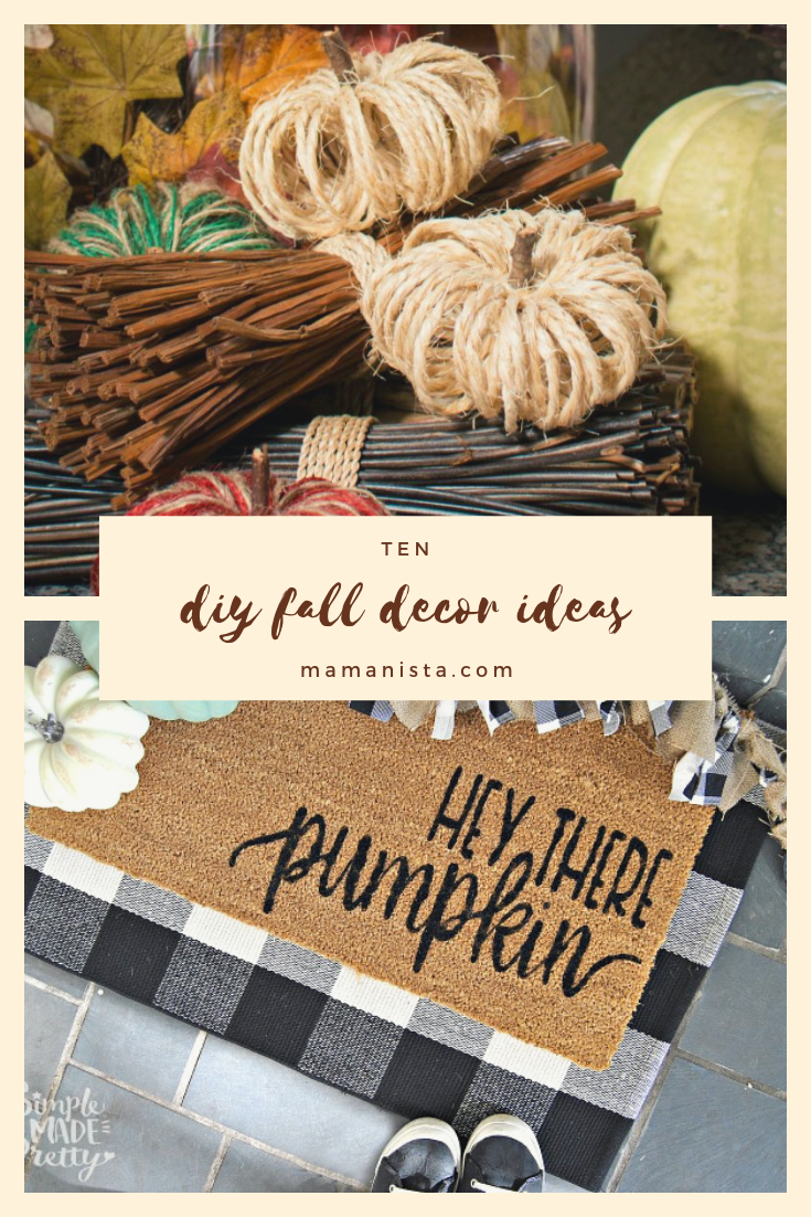If you’re finding yourself daydreaming about autumn, check out these DIY fall decor ideas that will get you and your home geared up for fall!