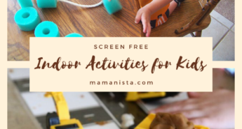 We’ve got ten screen free indoor activities for kids of all different ages for you to check out during these colder months!