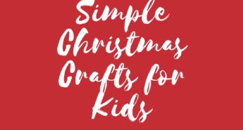 Looking for some simple Christmas crafts to do with your kids that don’t involve a million steps or multiple trips to the craft store for supplies?