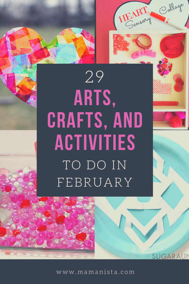 Looking for winter boredom busters? We’ve collected a list of 29 arts, crafts, and activities to do in February - one for each day of the month!