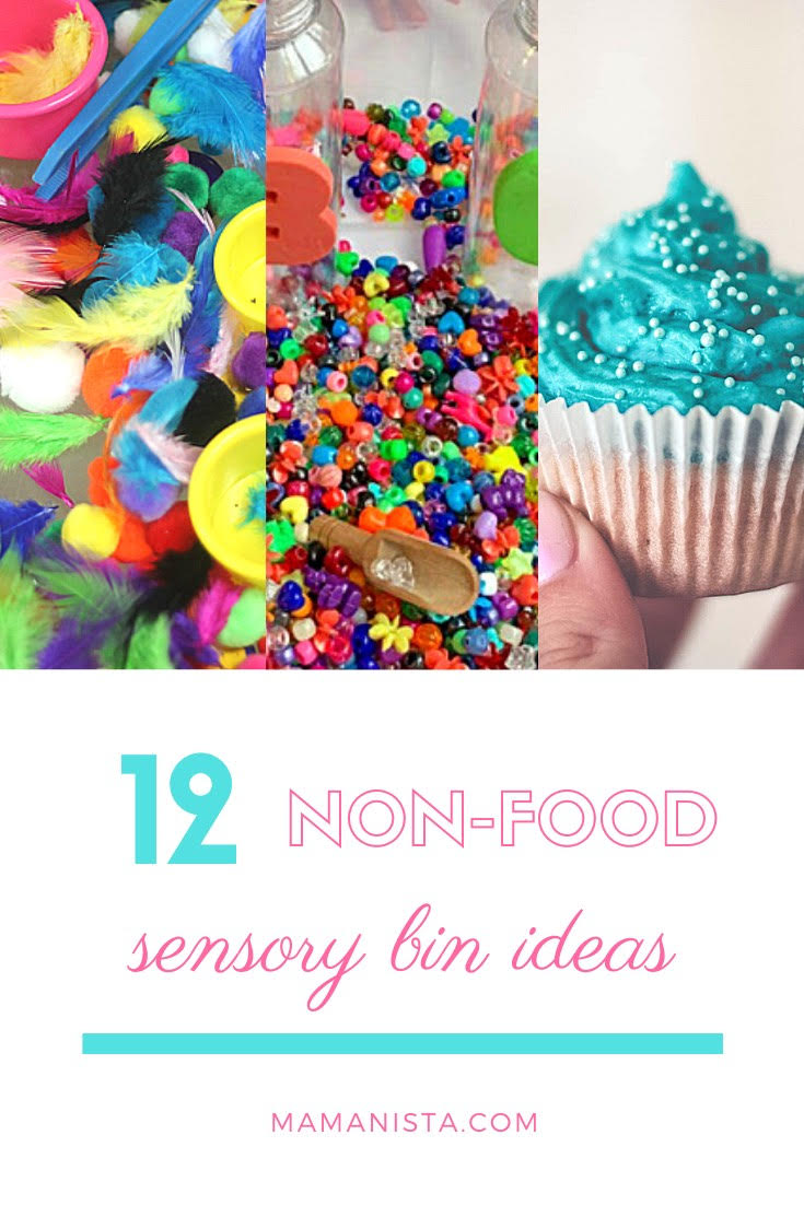 We have put together a list of 12 non-food sensory bins that can be reused over and over!